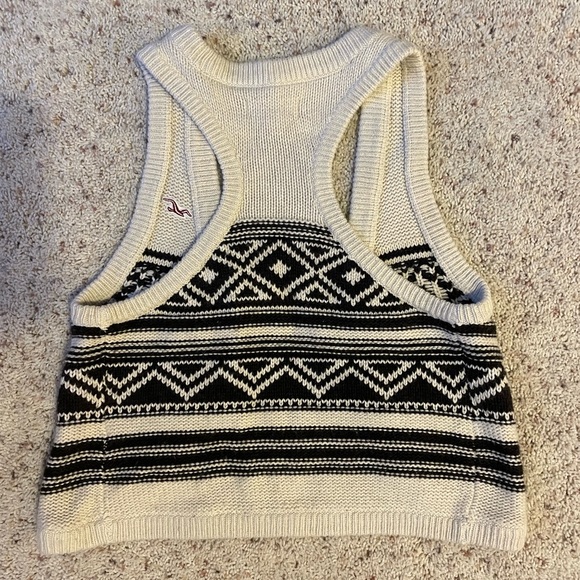 NWT Y2K Hollister Knit Sweater Vest size S - Picture 3 of 5